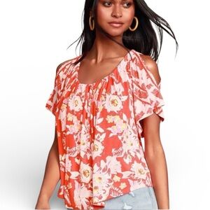 Free People Baja‎ Babe Floral Blouse